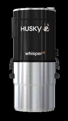 VYSAVAČOVÉ JEDNOTKY - SUCHÉ SÁNÍ HUSKY Whisper 2 WSP-280I-EU-H 10 ks 80 m Bypas motor - vysoká zátěž 25 let záruka Extra tichá, inteligentní a výkonná vysavačová jednotka poskytující nejvyšší výkon a