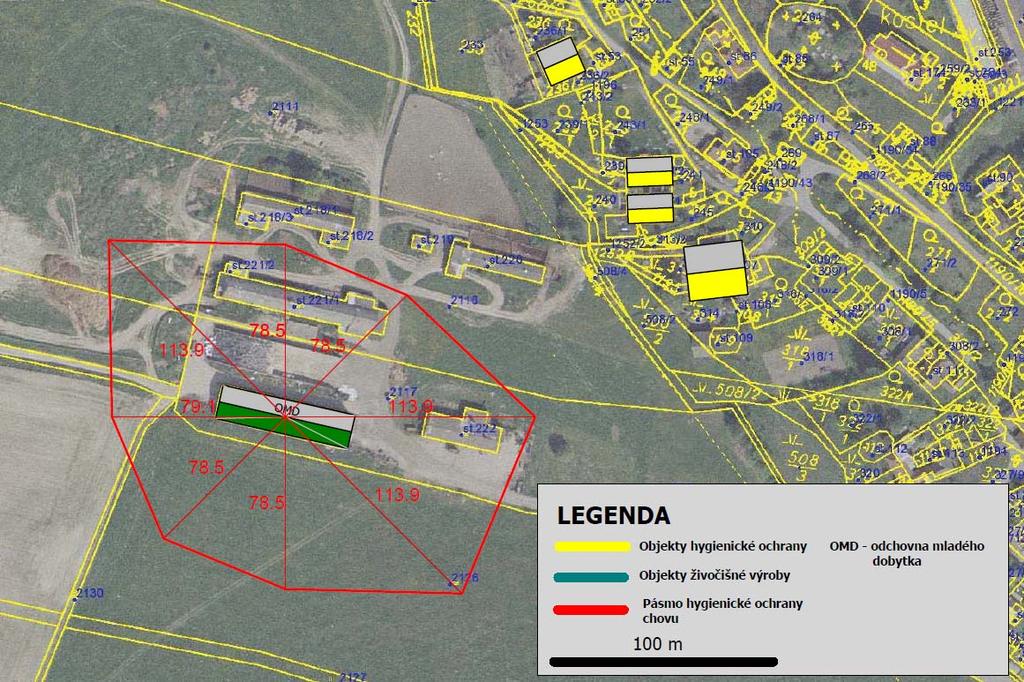 Grafické zobrazení PHO Farm Projekt EIA Přestavba skladu