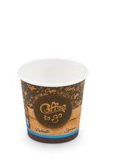 .. 610 ml (PAP/PE) Ø 90 mm 76261 16 x 50 ks Papírový kelímek Coffee to go" XS... 110 ml (PAP/PE) Ø 62 mm 76611 20 x 50 ks S... 200 ml (PAP/PE) Ø 73 mm 76620 20 x 50 ks M.