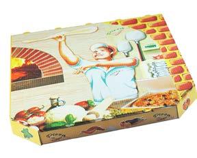 (PAP) 30 x 30 x 3 cm 72030 1 x 100 ks Krabice na pizzu z vlnité lepenky (PAP) 32