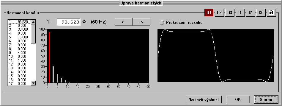 2.4.1. Stejnosměrný výkon Záložka slouží pro aktivaci funkce rozšířeného stejnosměrného výkonu (PDC Extended) a nastavení všech jeho parametrů. 2.4.2. Střídavý výkon Záložka slouží pro aktivaci funkce rozšířeného střídavého výkonu (PAC Extended) a nastavení všech jeho parametrů.