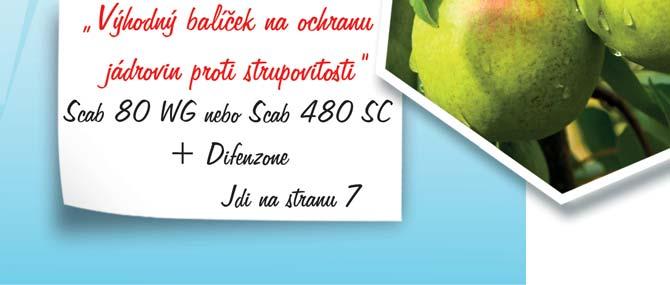 moniliová hniloba jablek, alternariová skvrnitost listů, plísně rodu Botrytis, černá hniloba, mušinovitost a sazovitost a další. Vykazují také vedlejší účinnost na padlí jabloňové.