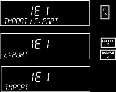 14.7 Export/import databázi do/z USB paměti Nabídka umožňuje kopírovat/přenášet databáze Produkty, Uživatelé a Táry z jedné váhy na druhou.