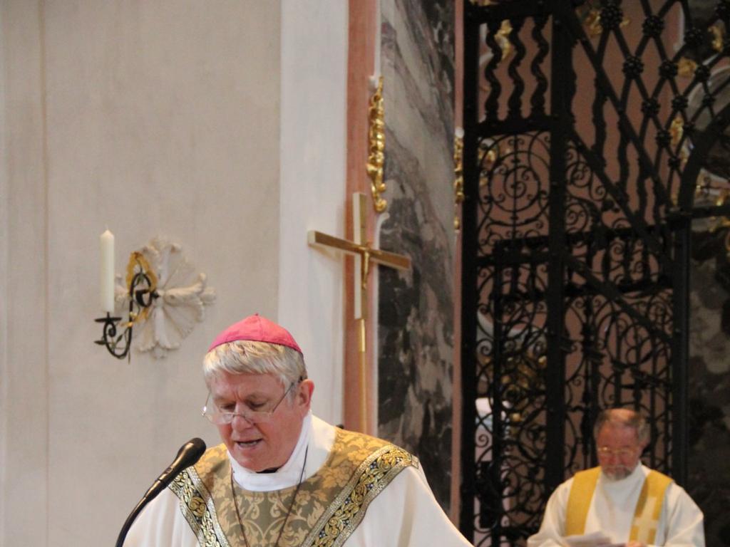 Mons. Václav Malý, pomocný biskup pražský (při národní pouti v Einsiedeln 2013) Českým krajanským farnostem ve světě převzetí funkce Vážení a milí krajané, sestry a bratři v Kristu, v říjnu minulého