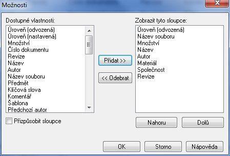 A Cvičení: Tvorba výpisu v sestavě Vyberte možnosti podle obrázku a klikněte na tlačítko Formát. V dialogovém okně Rozpiska klikněte na tlačítko Možnosti.