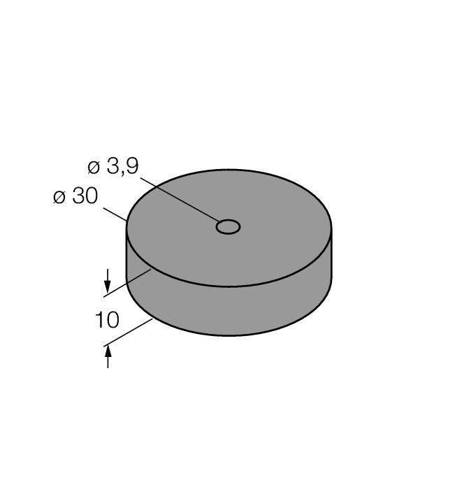 Příslušenství Identifikační číslo DS-R 0512 Rozměrový náčrtek Distanční deska umožňuje nepřímou montáž datových nosičů na kov.