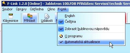 13 Aktualizace firmware ústředny a dalších modulů. Ústředny a řada dalších periferií systému JABLOTRON 100+ umožňují aktualizaci firmware (FW).