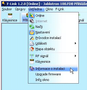 11.12 Informace o instalaci V okně jsou položky pro záznam kontaktních informací o majiteli systému, o systému samotném, případně o