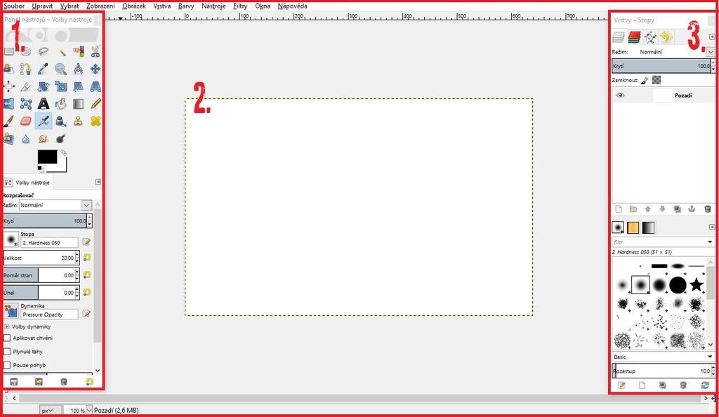 UTB ve Zlíně, Fakulta aplikované informatiky 15 1.2 GIMP Grafický nástroj GIMP (GNU 1 Image Manipulation Program) je multiplatformní bitmapový editor s částečnou podporou vektorové grafiky.