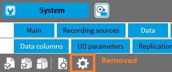 ReDat experience v 2.34.2 Release ntes System/Data/Data Clumns the "Catalg Default Settings" icn is deleted.