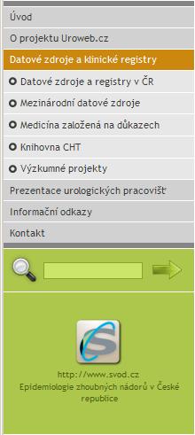 Datové zdroje Česká republika Národní onkologický registr