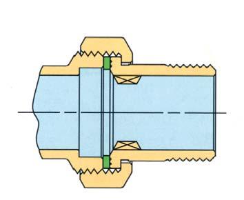 Art. TM 1555 radiátorové připojovací šroubení přímé s O-kroužkem Art.