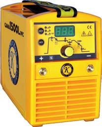 GM 15L PFC, GM 17L PFC GM 19L PFC MM TIG PULS Kompaktní, lehké stroje určené pro sváření stejnosměrným proudem obalovanou elektrodou metodou MM a netavící se wolframovou elektrodou metodou TIG.