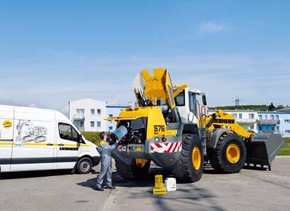 Pro stále nejlepší výkon Smlouvy o kompletním servisu LiDAT Garantovaná kvalita Originální náhradní díly Výměnné díly Maziva od Liebherru Všechny servisní výkony z jedné ruky: servisní smlouvy