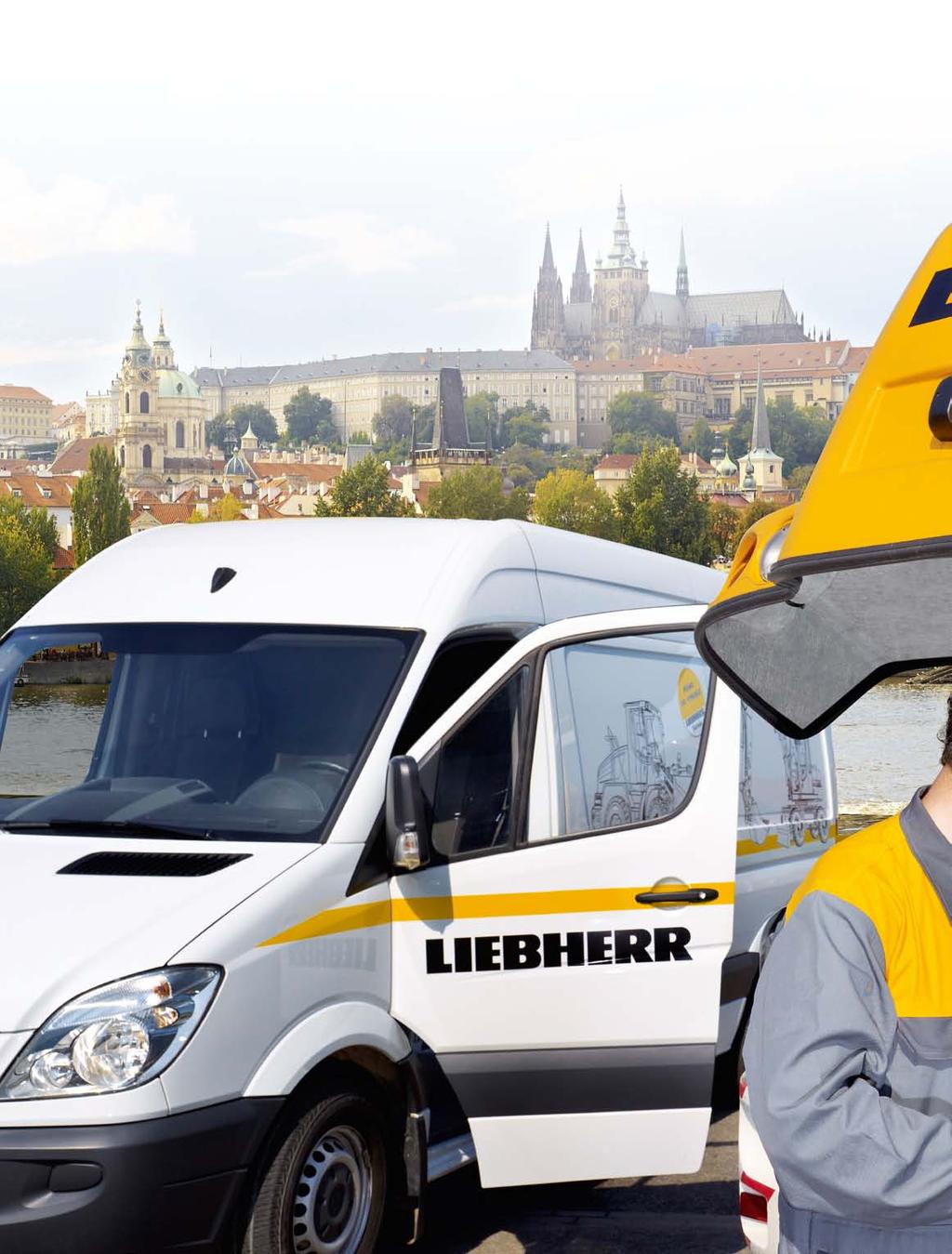Bezpečné partnerství S každým strojem Liebherr se zákazník nerozhoduje pouze pro dlouhodobě sloužící špičkový výrobek, ale také pro solidní dlouhodobé partnerství.