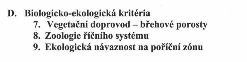 Otázka č.19 POŽADAVKY KLADENÉ NA VODNÍ TOK Otázka č.