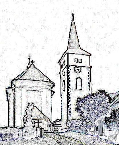 , farní kostel svatého Mikuláše, biskupa Stručná historie je táhlá obec ležící 8 km jihovýchodně od Trutnova. Tvoří jí několik vsí a osad.