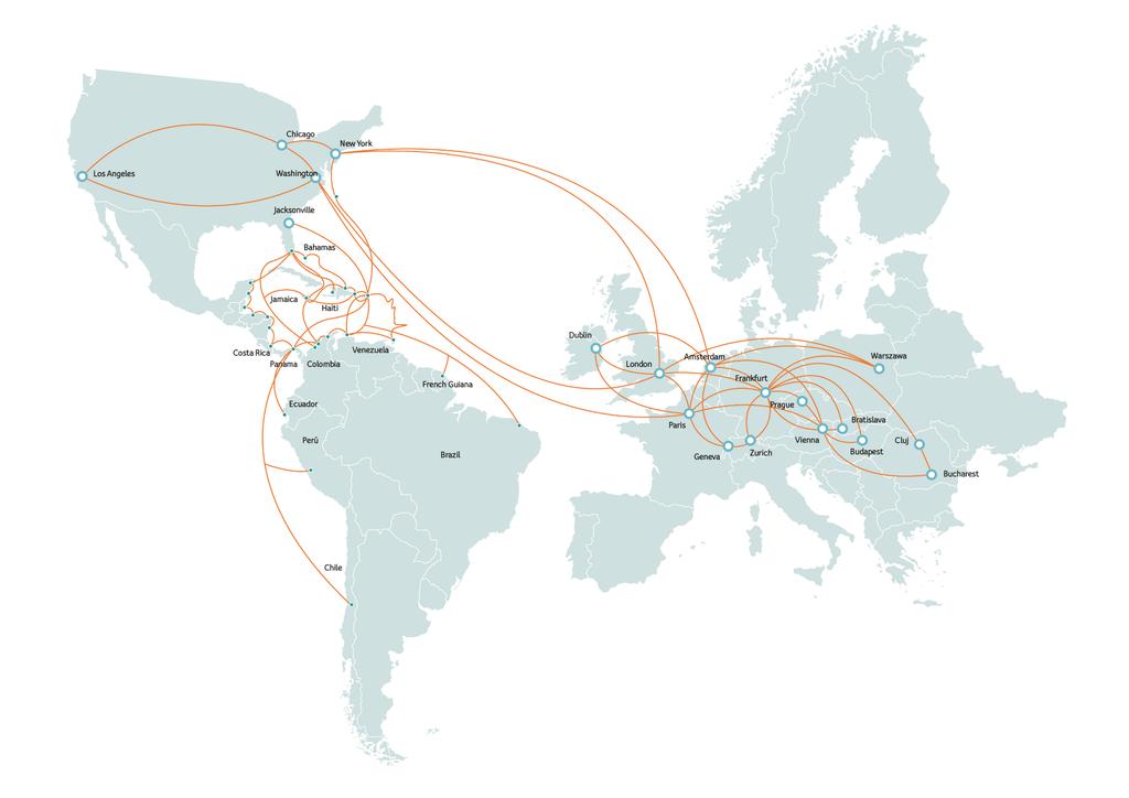 INTERNET po celém světě Tier 1 IP Transit poskytovatel Peering ve významných Public IX v Evropě a zámoří 50,1 Tb