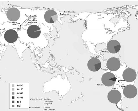 Osídlení Ameriky Představy podle genetických analýz: Y-SNP a Y-STR (2003 a 2004) = podporuje více migračních vln (nejčastěji dvě migrace) analýzy Y-haploskupiny Q (2011) - migrace do