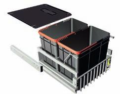 spodní skříňka 400 mm Cube 40 335 407 348 mm ruční výsuv objem: 2 14 l 134.0039.