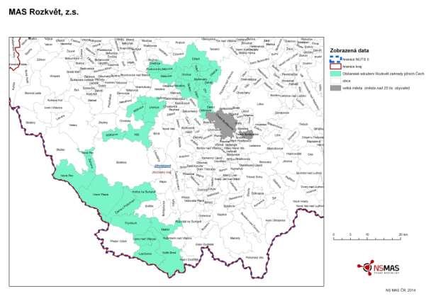 Organizace MAS Rozkvět Aktuální data MAS Rozkvět k 31.12.