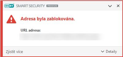 Pokud chcete danou aplikaci používat a nechcete aby vás produkt ESET upozorňoval na potenciální riziko, klikněte na Zobrazit možnosti a zaškrtněte možnost Vyloučit z detekce.