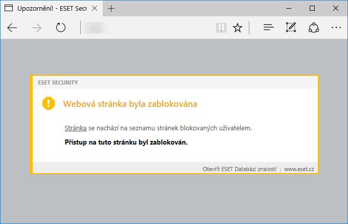 Uživatelský seznam důvěryhodných adres/spamových adres/výjimek zobrazí dialogové okno, ve kterém můžete definovat seznam e-mailových adres považovaných za bezpečné a nebezpečné.