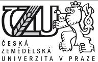 Zásady a postup pro přihlašování, evidenci a vyúčtování externích grantů a projektů Článek 1 Úvodní ustanovení (1) Tato směrnice je platná pro Českou zemědělskou univerzitu v Praze (dále jen ČZU )