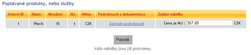 29 5.1 Alsenta.com Zadávání nabídek Zadávání nabídek uživatelé editují v seznamech produktu. Nabídka je uložena pokaždé, když je jednotivé okno opušteno, aby nedocházelo k prípadným ztrátám dat.