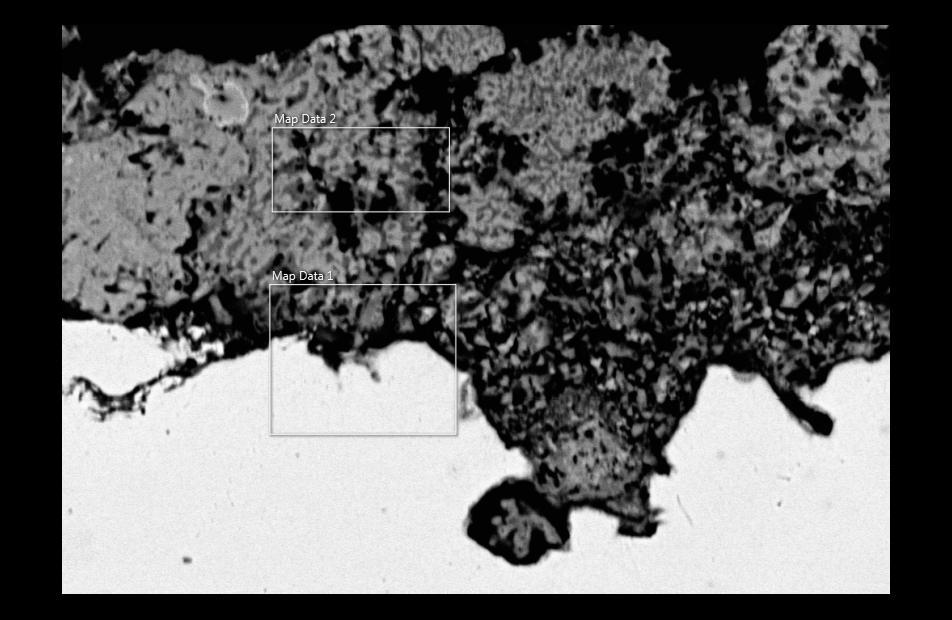 5.4 Experiment - Chemická mikroanalýza oxidické vrstvy Chemická mikroanalýza oxidované vrstvy (orb.