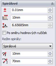 3.6.2 Režimy spirálového dokončování. Strategie Spirálovél umožňuje několik odlišných režimů.