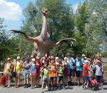 soutěže červen 2016, Školní výlet Dinopark