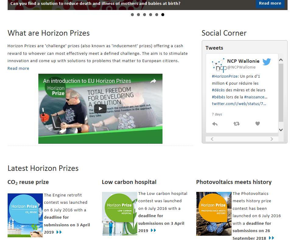 EC>Research and Innovation>Horizon Prizes