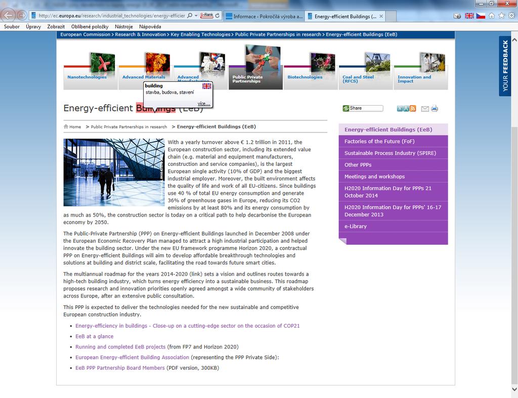 cppp Energy Efficient Buildings http://ec.europa.