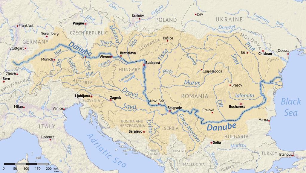 Další možnosti Tourist products Donau Radweg - EV6 2850 km: Germany, Austria, Slovakia,Hungary, Croatia, Serbia, Bugaria, Romania.