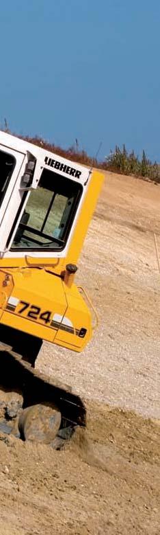 Spolehlivost - Pohonná jednotka Liebherr Stabilní motor koncept pohonu Robustní koncový pohon Robustní ocelová konstrukce konstrukce Řešení pro dlouhodobá