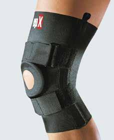epx Knee Dynamic Kompresní bandáž kolena s funkčními prvky Bandáže a ortézy n terapie kontuzí, lézí vazů a chronických nestabilit n při rehabilitaci a prevenci femoropatelárního bolestivého syndromu