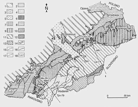 postupně od konce paleogénu až do svrchního miocénu v závislosti na procesu subdukce jeho původního podloží pod blok vnitřních Západních Karpat.
