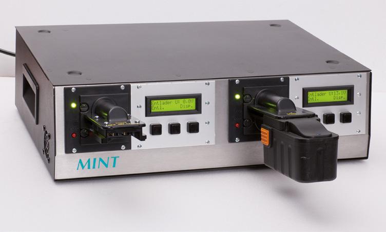 Víceportové testovací stanice Testovací stanice Pro akumulátory NiCd, NiMH a Li-Ion MLS-236R-TF Testovací stanice MINT byly vyvinuty pro testování nářaďových akumulátorů
