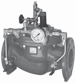PICO -M Membránový regulační ventil pro redukci výstupního tlaku PN 10, 16 DN 50 300 rabatová skupina RB 26 Automatický hydraulicky ovládaný membránový redukční ventil s řídicím okruhem.