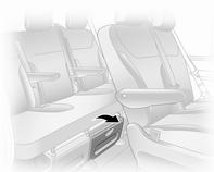 Sedadla, zádržné prvky 37 Přístup k zadním sedadlům Sklápění sedadel U některých variant můžete zvětšit zavazadlový prostor sklopením zadních