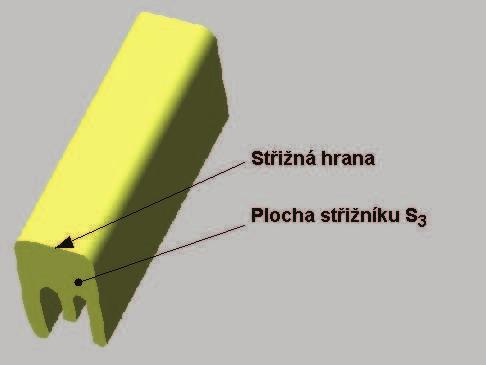 3) Tvarový střižník pro první operaci. Obr.