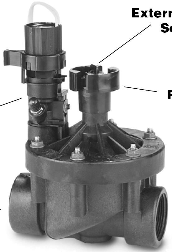 Kabely solenoid Solenoid s rukovětí Proplachovací