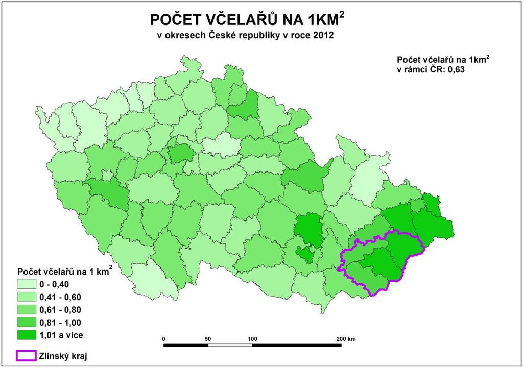 4. Včelaři plošné zobrazení