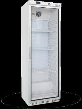 UR g Chladicí skříň prosklené dveře +8 C 0 C INOX Provedení nerez +8 C 0 C Osvětlení Osvětlení Velmi účinný chladicí systém chladí i při teplotě okolí až +3 C UR 600 GS UR 400