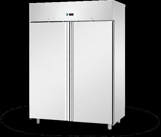 TN Chladicí skříň plné dveře 0 C Automatické odpařování a odtávání AISI 304 Provedení nerez Velmi účinný chladicí systém