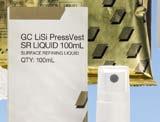 934,- 900 ml BS Liquid 1 HK66019993 534,- GC LISI PRESSVEST Fosfátová zatmelovací hmota bez obsahu grafitu,