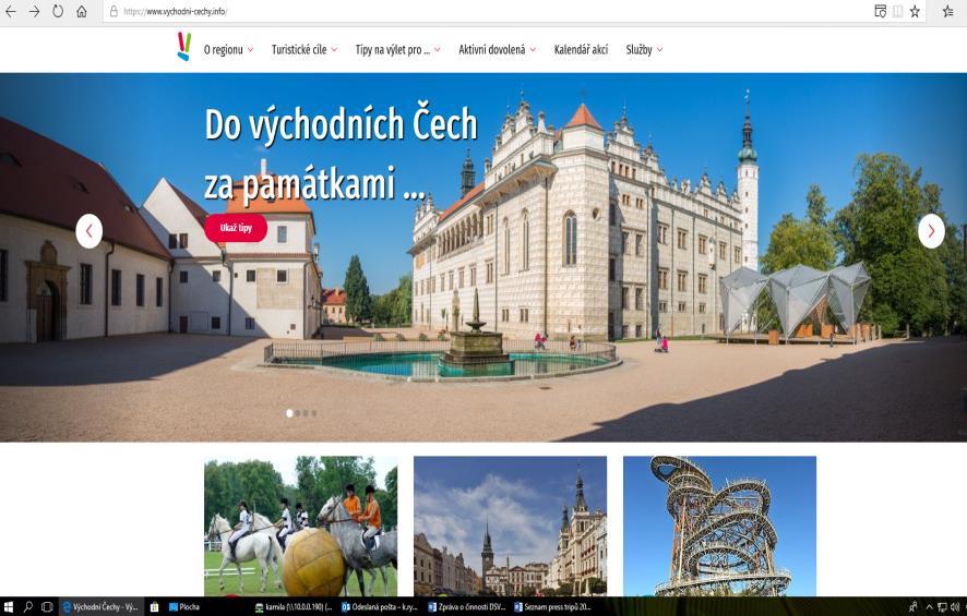 Média / internet / sociální sítě Hlavním zdrojem turistických infor