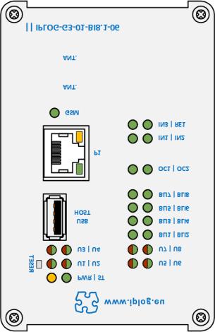 -VBat VO UT LAN 10/ 100 LAN 10/ 100 PoE+ IR světlo Průmyslové PLC