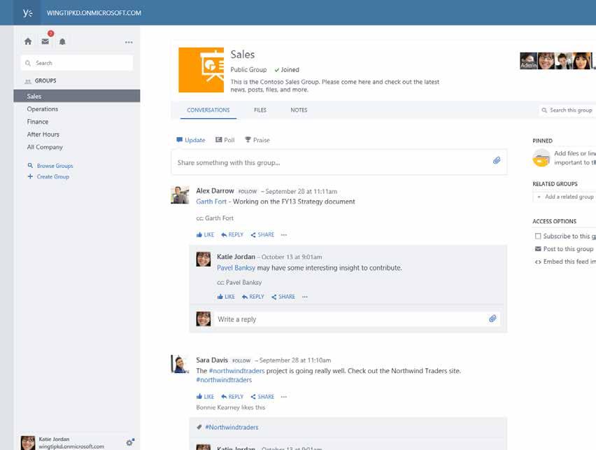 Yammer pro prodej V dnešním rychlém obchodním prostředí je pro zvýšení prodeje klíčové mít po ruce ty správné materiály v tu správnou chvíli.